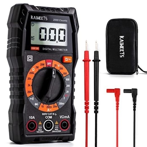 Kaiweets, Digital Multimeter, With Case, OHM Volt, AMP Test, Used, Retail - $16.98 - Lot 212