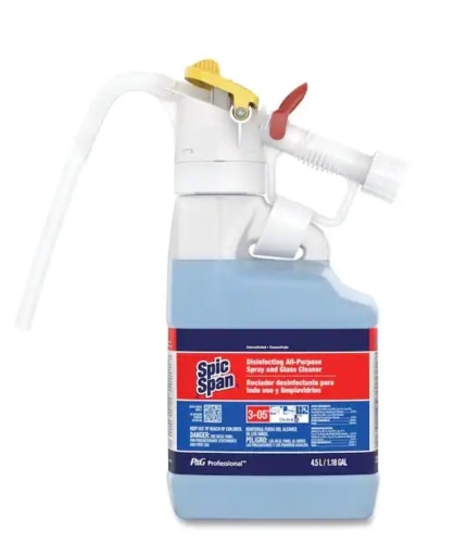 4.5L Fresh Scent Dilute 2 Go Spic and Span Disinfecting All-Purpose Cleaner, New, Retail - $127.24 - Lot 217
