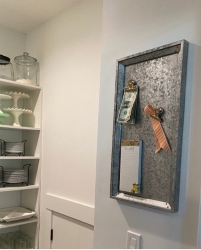 Pottery Barn, Galvanized Clipboard, Like New, retail - $79 - Lot 262