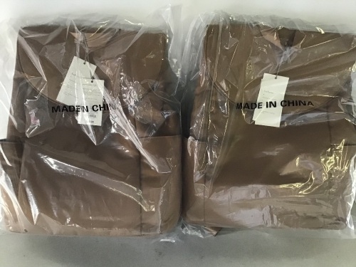 A New Day, Brown Back Pack, LOT of 2, New, Retail - $29.99 - Lot 281