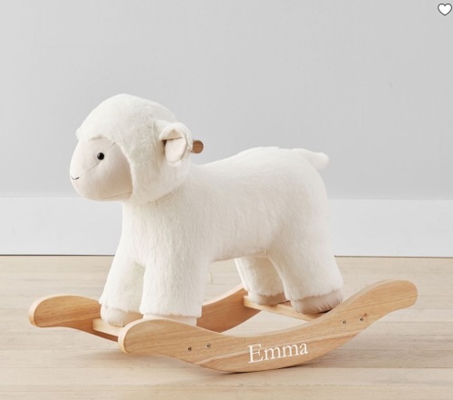 Lamb Critter Nursery Rocker, Like New, Retail - $179 - Lot 285