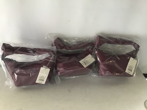 A New Day, Burgundy, Purse, LOT of 3, New, Retail - $25 - Lot 291