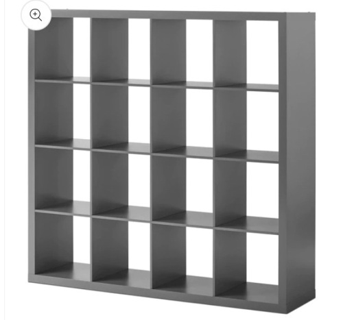 Better Homes and Gardens 16- Cube Storage Organizer, Gray, Like New, Retail - $126.65 - Lot 325