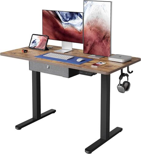 Standing Desk with Drawer - 48"x24" Adjustable Height - Lot 77