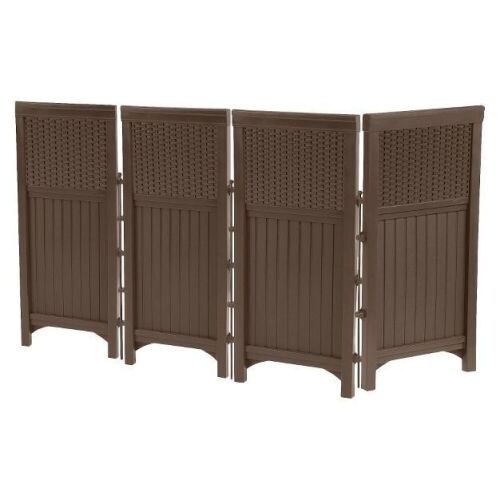 44" Resin Wicker Screen Enclosure - Lot 352