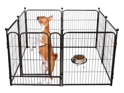 16-Panel Dog Pen with Door - Lot 359