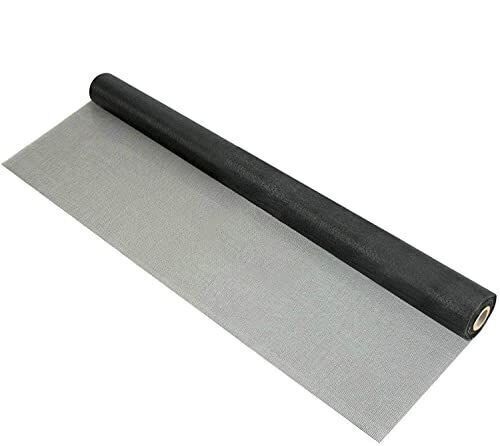 DocaScreen Fiberglass Screen Roll - 84 inch x 100 feet - for Window, Door or Patio Screening and Replacement, Charcoal  - Lot 385