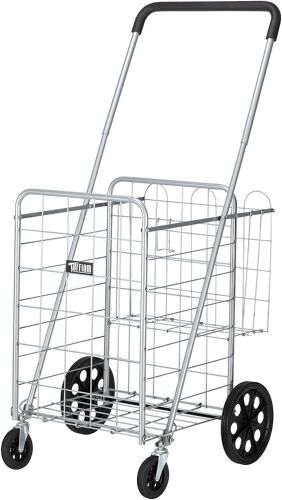 TUFFIOM Jumbo Folding Shopping Cart with Wheels  - Lot 548