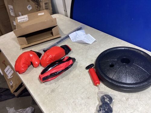 Freestanding Boxing Ball w/ Gloves  - Lot 576