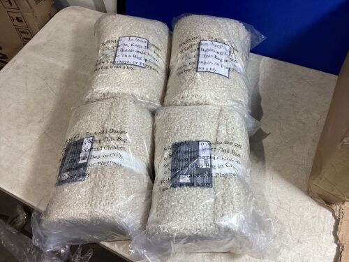 Case of (4) Threshold Throw Blankets, Cream, 50" x 60"  - Lot 661