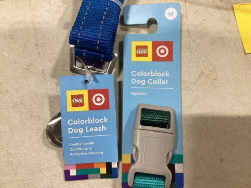 Lot of Dog Collars and Leashes - Various colors and Sizes - Lot 739