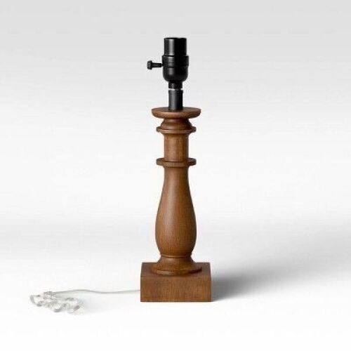 Lot of (2) Small Lamp Bases - Brown - Lot 749