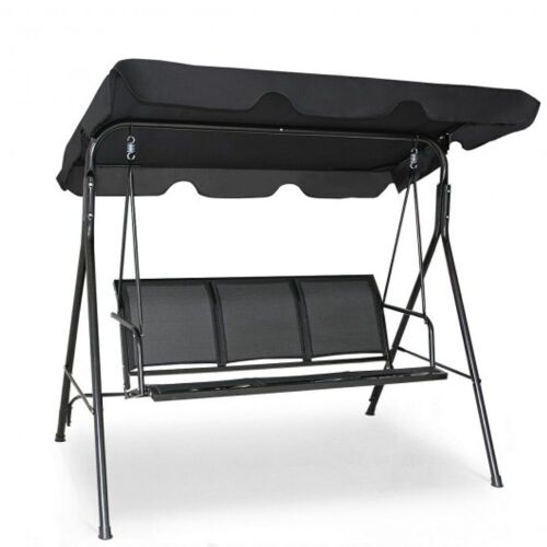 3-Person Patio Swing with Canopy - Lot 779