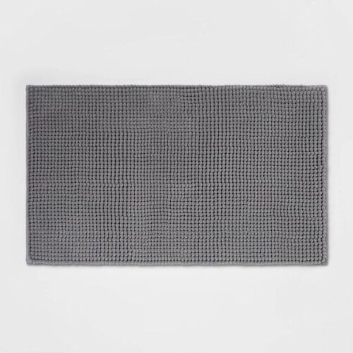 Lot of (8) 20"x34" Memory Foam Bath Rugs - Gray - Lot 839