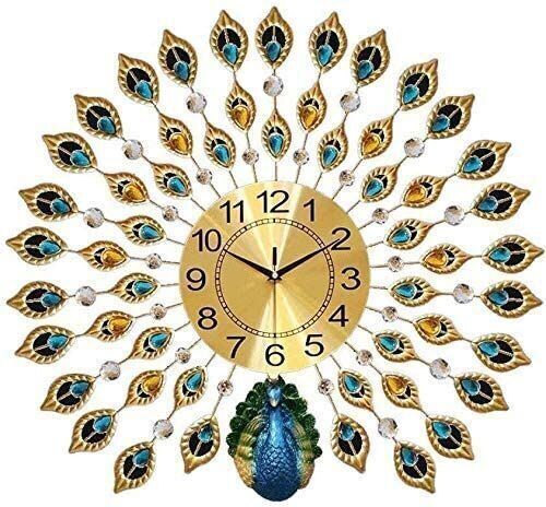Peacock Wall Clock - Lot 1067