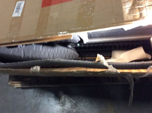 Rope Woven Sectional, L-Shape Sofa Set w/ Detachable Lounger - Cushions Dirty, No Hardware, Unknown if Complete  - Lot 495