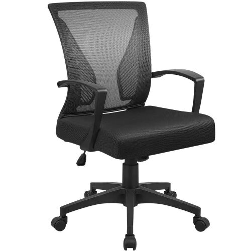 Black Mesh Office Chair - Lot 447
