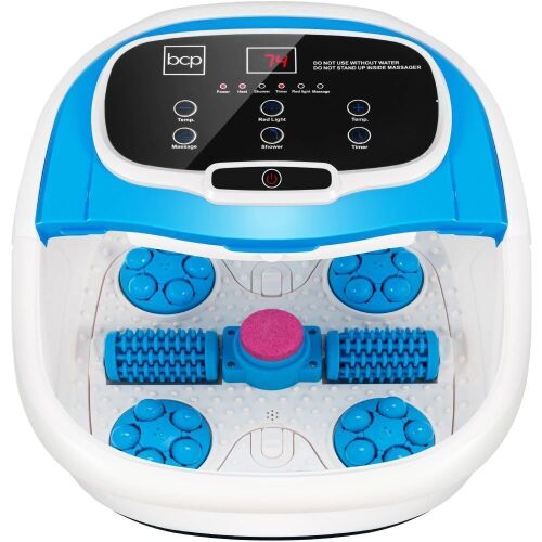 Automatic Heated Shiatsu Massage Foot Bath Spa w/ Pumice Stone - Lot 1193