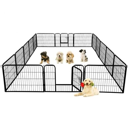32" Dog Fence - Black - Lot 1187
