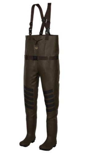 White River Fly Shop Rubber Chest Waders, Steel Shank, Size 10, E-Commerce Return/Appears New - Lot 570
