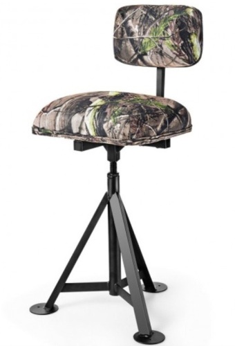Swivel Hunting Chair Tripod Blind Stool With Detachable Backrest, Appears New - Lot 557