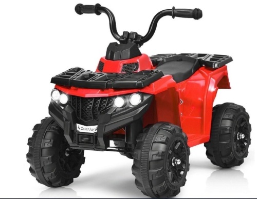 6V Battery Powered Kids Electric Ride On ATV, Red, Appears New - Lot 519