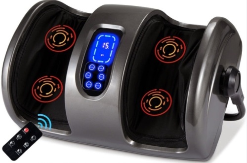 Reflexology Shiatsu Foot Massager w/ High-Intensity Rollers, Remote Control, Powers On, E-Commerce Return - Lot 144