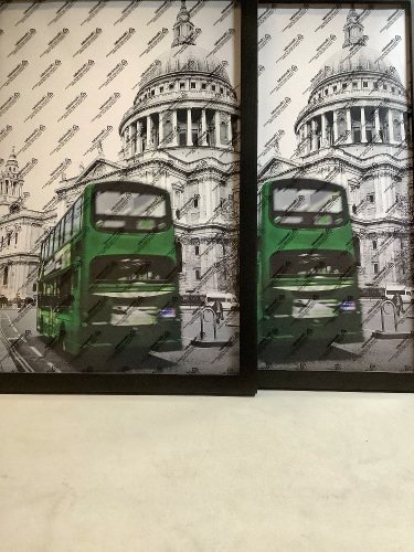 Set of 2 Picture Frames, 11x17, Black, Appears New - Lot 137