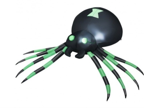 6Ft Halloween Inflatable Blow-Up Spider, Inspected, E-Commerce Return - Lot 313