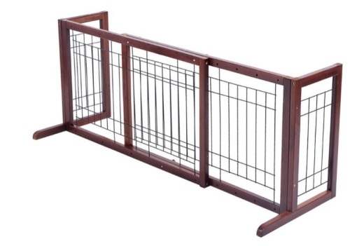 Wood Gate Adjustable Pet Fence Playpen, Inspected, Appears New - Lot 319