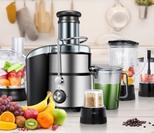 5 In 1 Multifunction Juice Extractor Juicer Blender, Inspected, Untested, Appears New/Damaged Box - Lot 238
