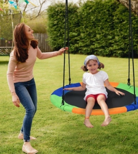 40-Inch Flying Saucer Tree Swing Outdoor Play Set, Inspected, Appears New - Lot 239