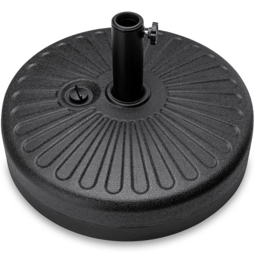 Plastic Patio Umbrella Base Pole Holder Accessory w/ Adjustable Knob, Appears New - Lot 281