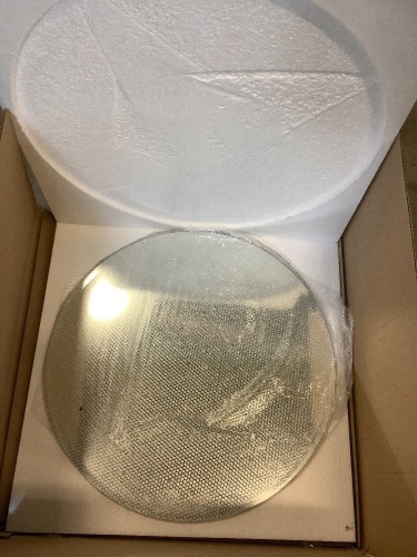 Hlartdecor Round Beveled Silver Mirror, 27.6x27.6in, Appears New - Lot 344