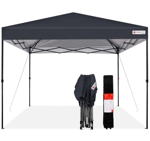 One-Person Setup Instant Pop Up Canopy w/ Wheeled Bag - 10x10ft, E-Commerce Return - Lot 257
