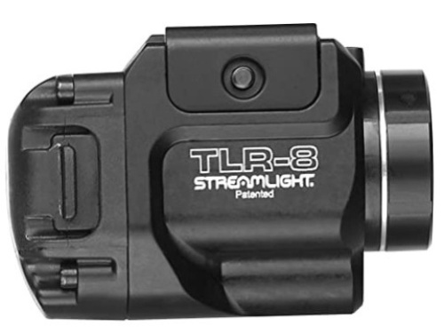 Streamlight 69410 TLR-8 500 Lumen Weapon Mounted Tactical Flashlight W/Red Laser, Black - E-Commerce Return, Untested - Lot 6