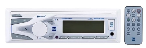 Dual MXD337BT 200W Digital Media Bluetooth Marine Receiver with Wireless Remote, E-Commerce Return, Untested  - Lot 24