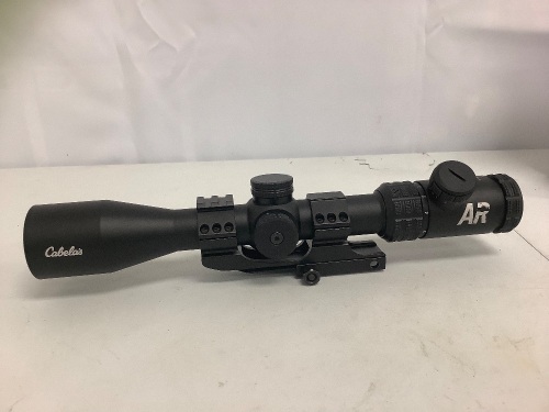 AR Rifle Scope 30MM 3-12x44, E-Commerce Return, Untested, Missing Part(s) - Lot 26