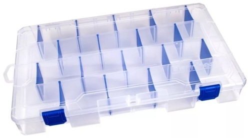 Flambeau Tuff 'Tainer Utility Box with Zerust - Clear - 14-1/4''X9-1/8''X2'', 4 pack, New with damage - Lot 139