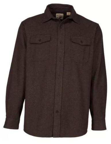 RedHead Bear Creek Solid Flannel Long-Sleeve Shirt for Men - Tundra Heather - M, New - Lot 142