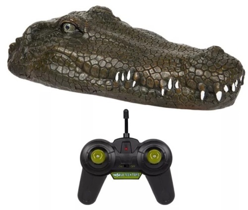 World Tech Toys Croc Attack Remote-Control Crocodile Head Boat, Appears new, untested - Lot 184