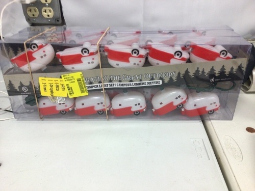 Camper Christmas Light Set, E-Commerce Return, Three Pack - Lot 330