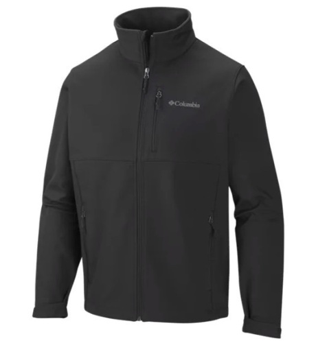 Columbia Ascender Softshell Jacket for Men - Black - S, Broken Zipper, E-Commerce Return - Lot 372
