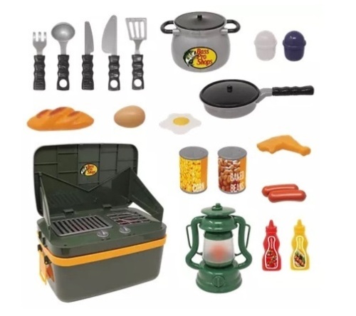 Bass Pro Shops 20-Piece Camping Toy Set for Kids, New With Damage - Lot 374