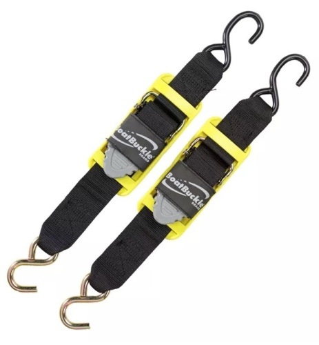 BoatBuckle Pro Series Transom Tie-Down 2-Pack - 4' x 2'', E-Commerce Return - Lot 424