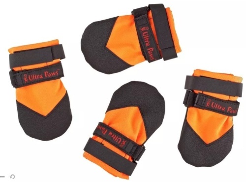 Ultra Paws Rugged Dog Boots - Blaze Orange - Medium, E-Commerce Return - Lot 443