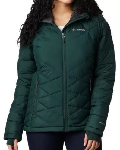 Columbia Heavenly Hooded Jacket for Ladies - Spruce - XL, E-Commerce Return, Appears New  - Lot 449