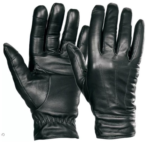 Natural Reflections Lambswool Leather Gloves for Ladies - M, E-Commerce Return - Lot 455