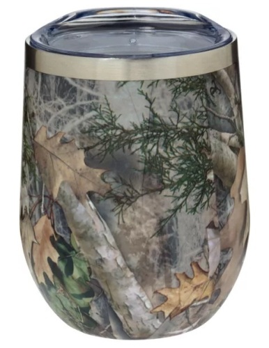 PURE Drinkware TrueTimber Stainless Steel Stemless Wine Glass - 12oz, E-Commerce Return - Lot 521