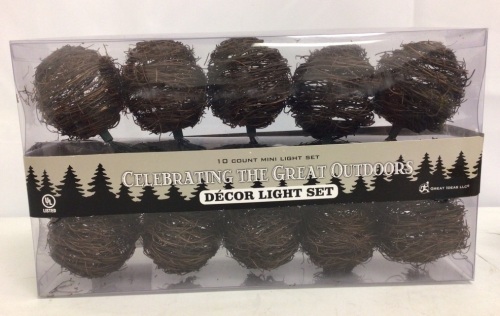 Decor Light Set, 10 count Mini Light Set, E-Commerce Return, Untested - Lot 534